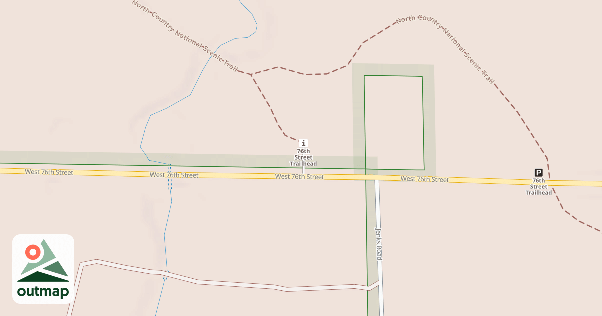 Map of NCT TRAILHEAD - 76TH AVE