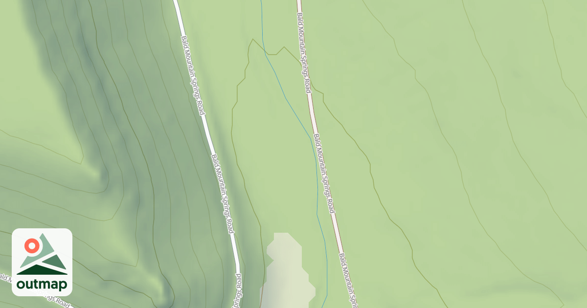 Map of BALD MTN SPRING CG SPUR