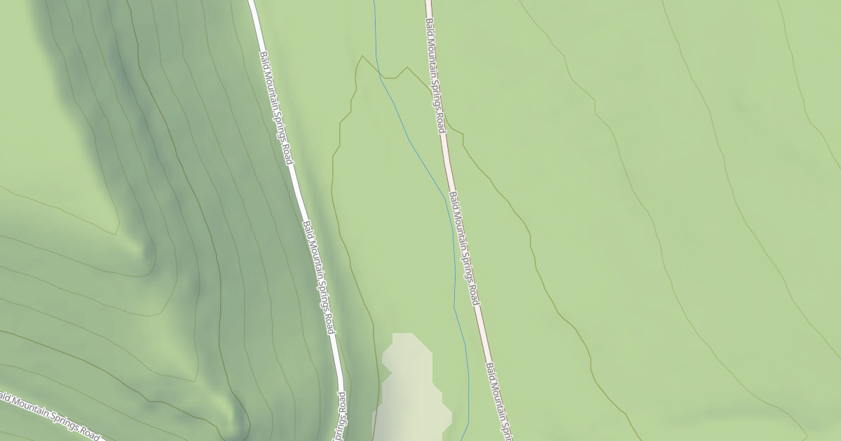 Map preview of BALD MTN SPRING CG SPUR