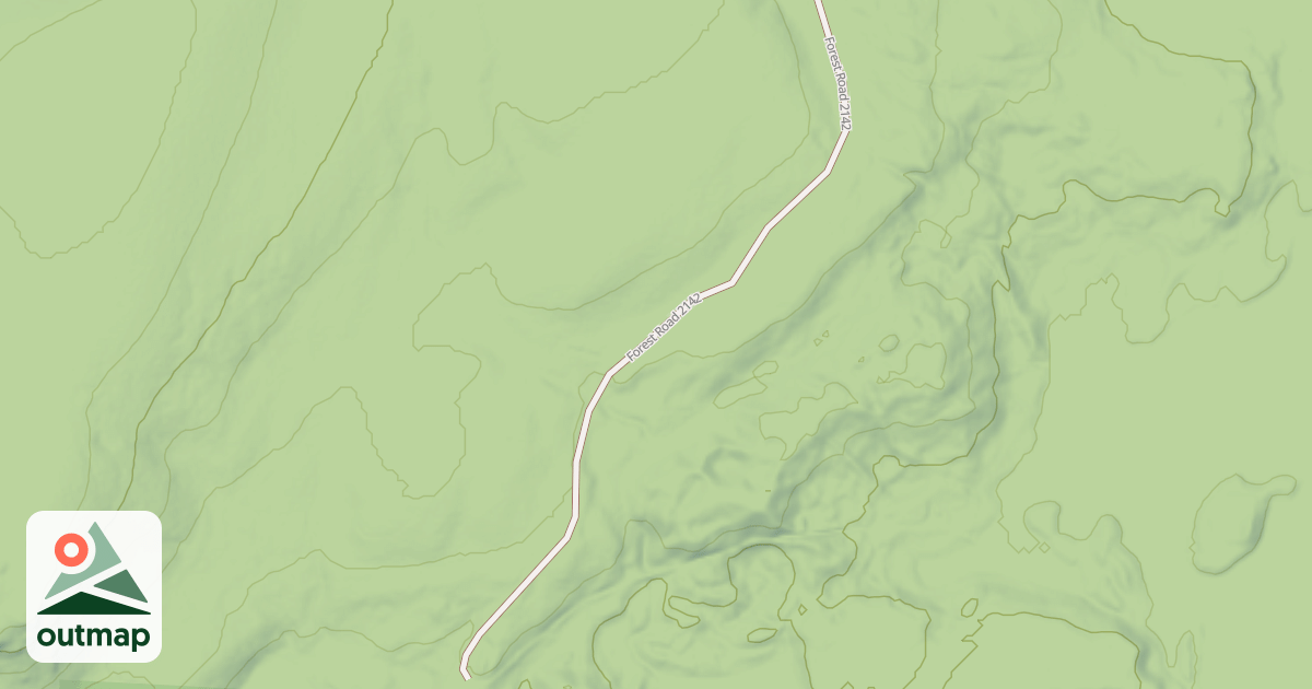 Map of FR 2142 (CLOUD LAKE ROAD)