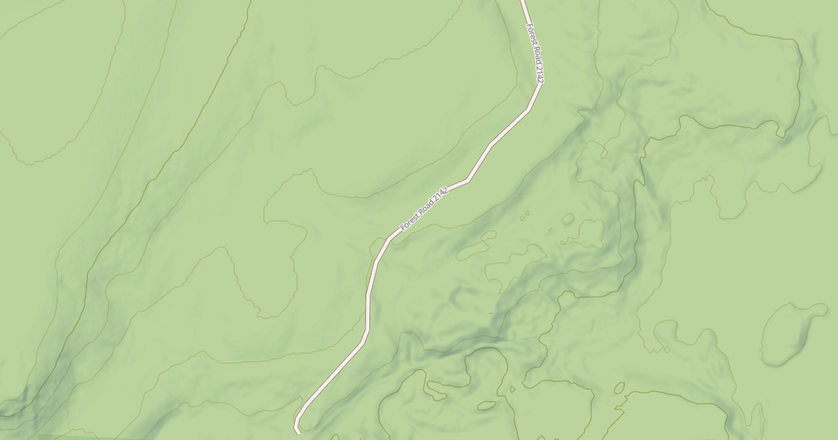 Map preview of FR 2142 (CLOUD LAKE ROAD)