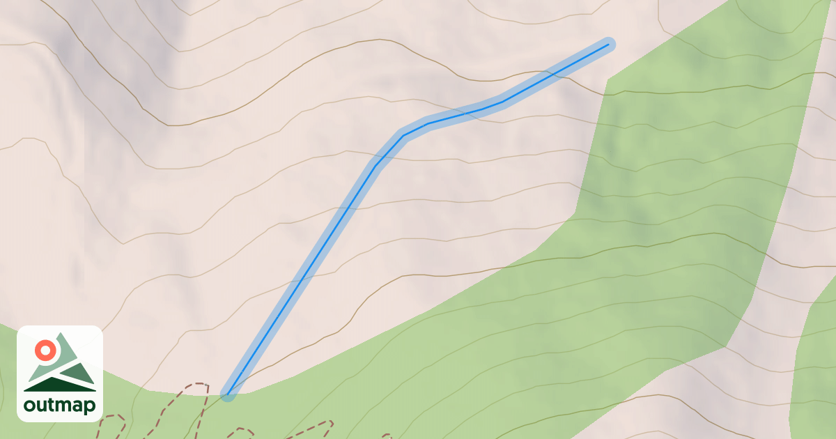 Map of Smuggler Cut-Off
