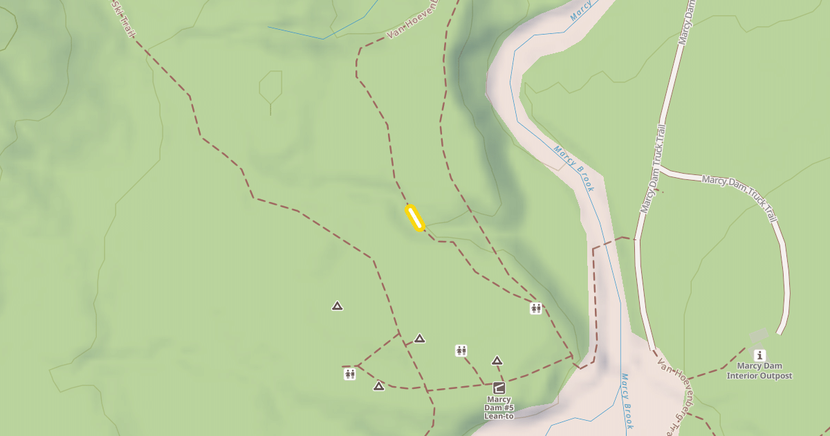 Map preview of Van Hoevenberg Trail