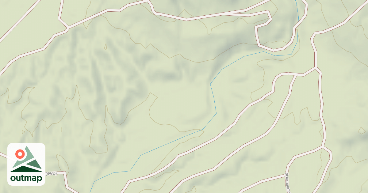 Map of Dona Ana Mtn - Trail System