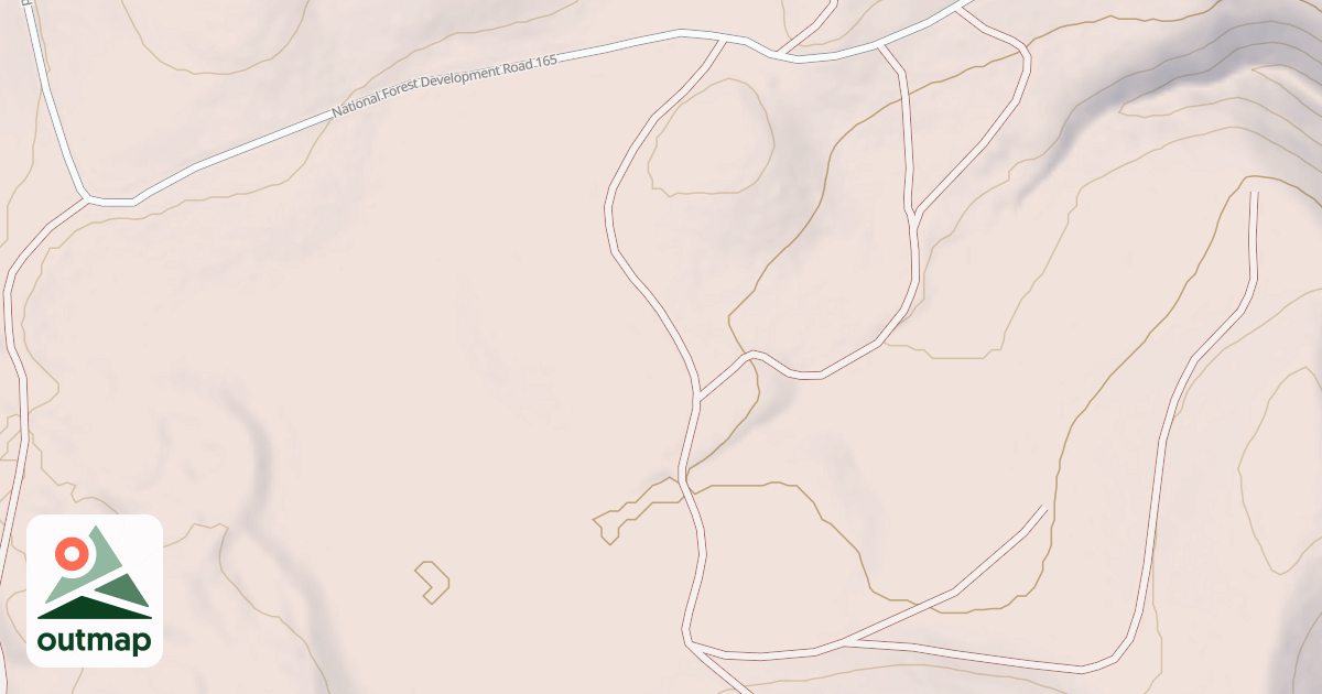 Map of BUDDING PLANTS FLAT