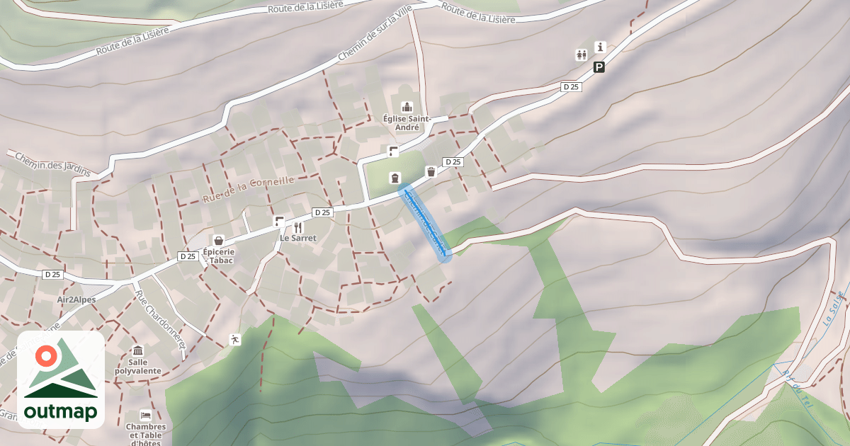 Map of Chemin de Carlet