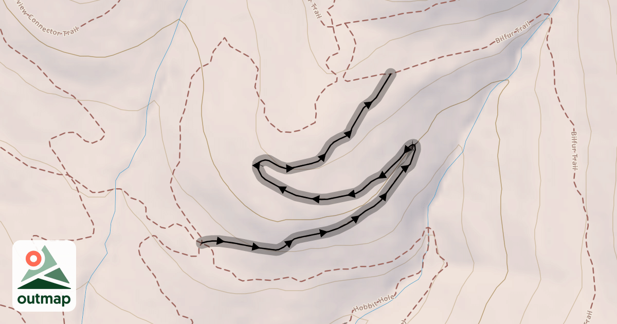 Map of Bofur's Climb Trail