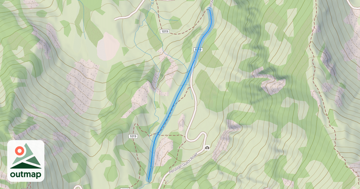 Map of Middle Chip's Run