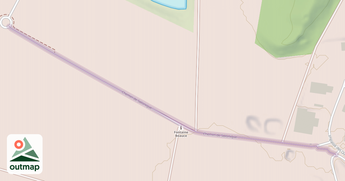 Map of Chemin de Salonique