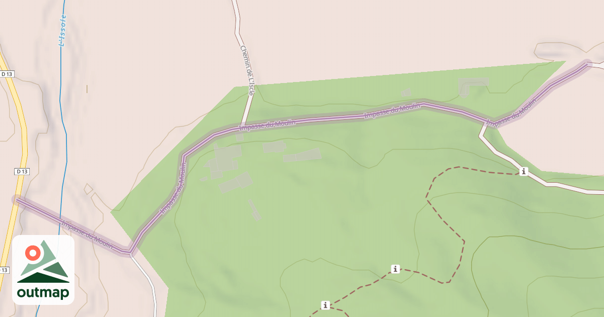 Map of Impasse du Moulin