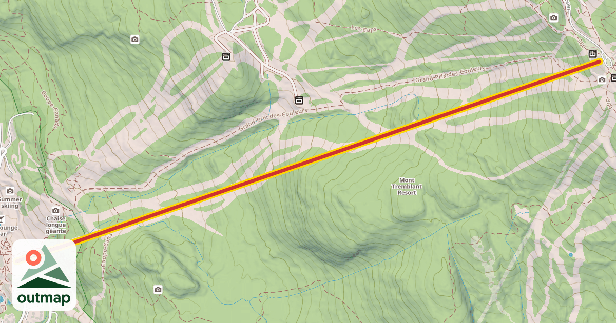 Map of Télécabine Express