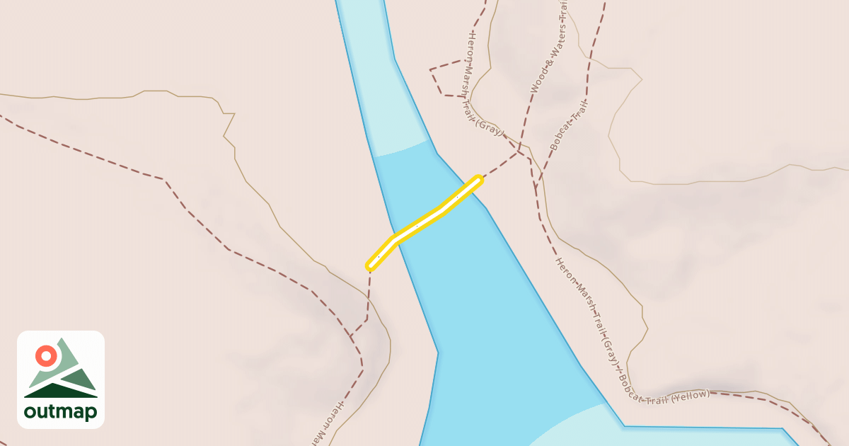 Map of Wood & Waters Trail (Red)