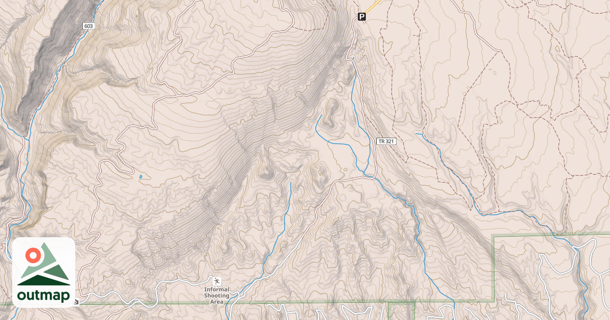Map of TURKEY SPRINGS
