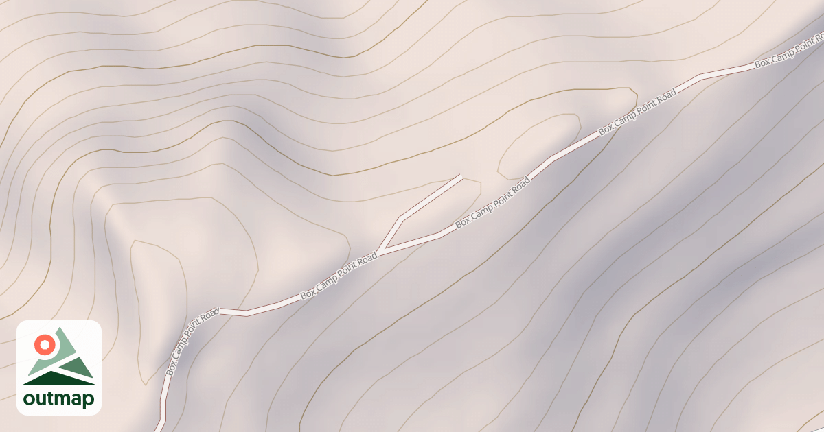 Map of BOX CAMP POINT