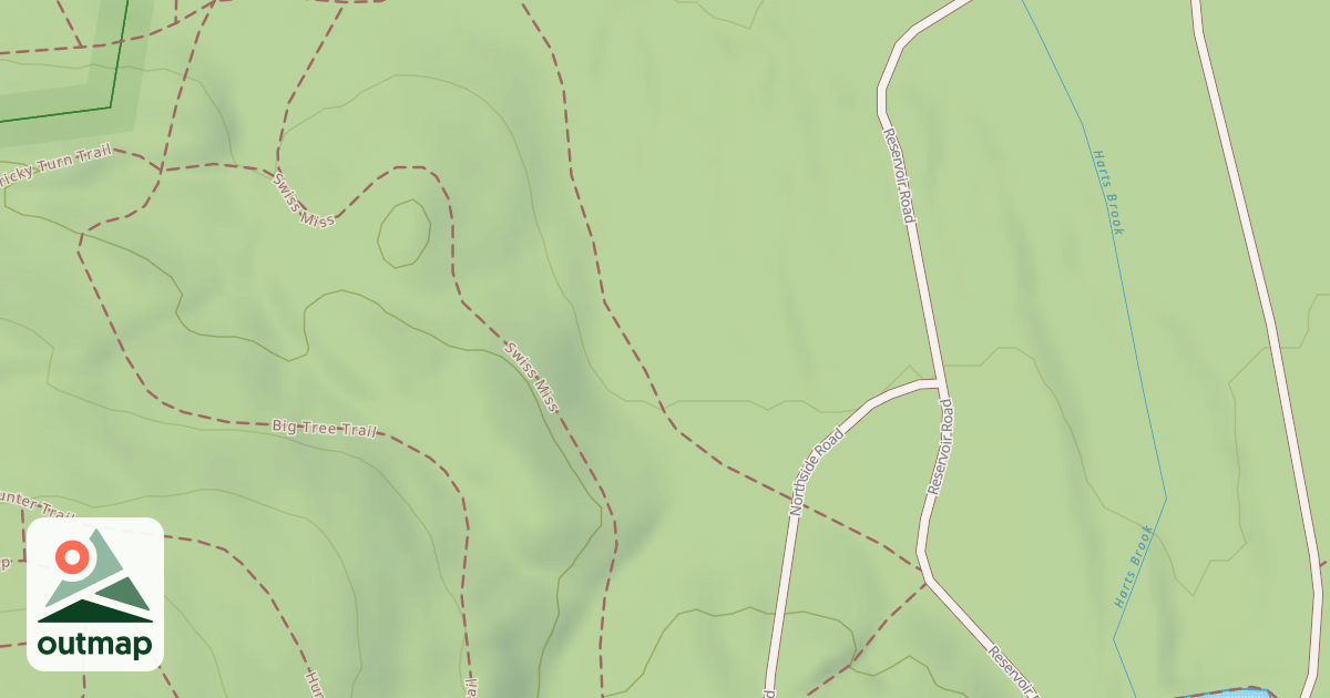 Map of Robert Frost Trail