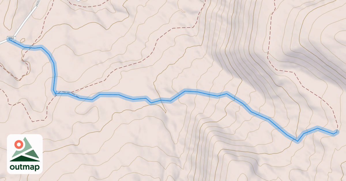 Map of Bovine Trail