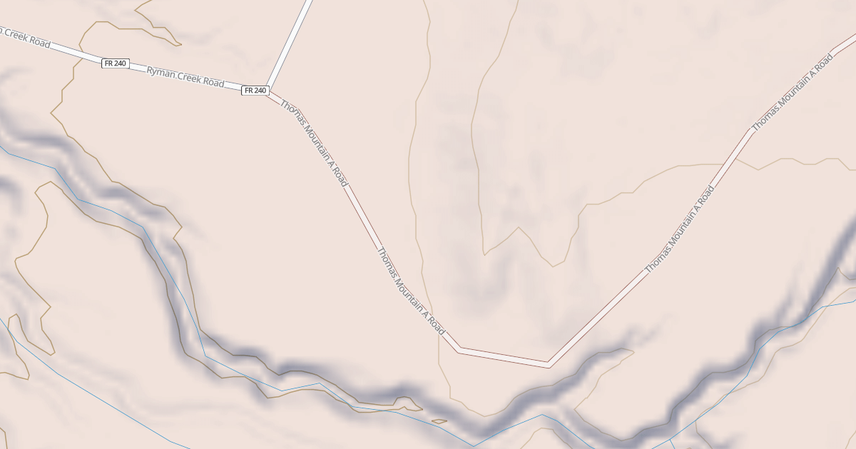 Map preview of THOMAS MTN A