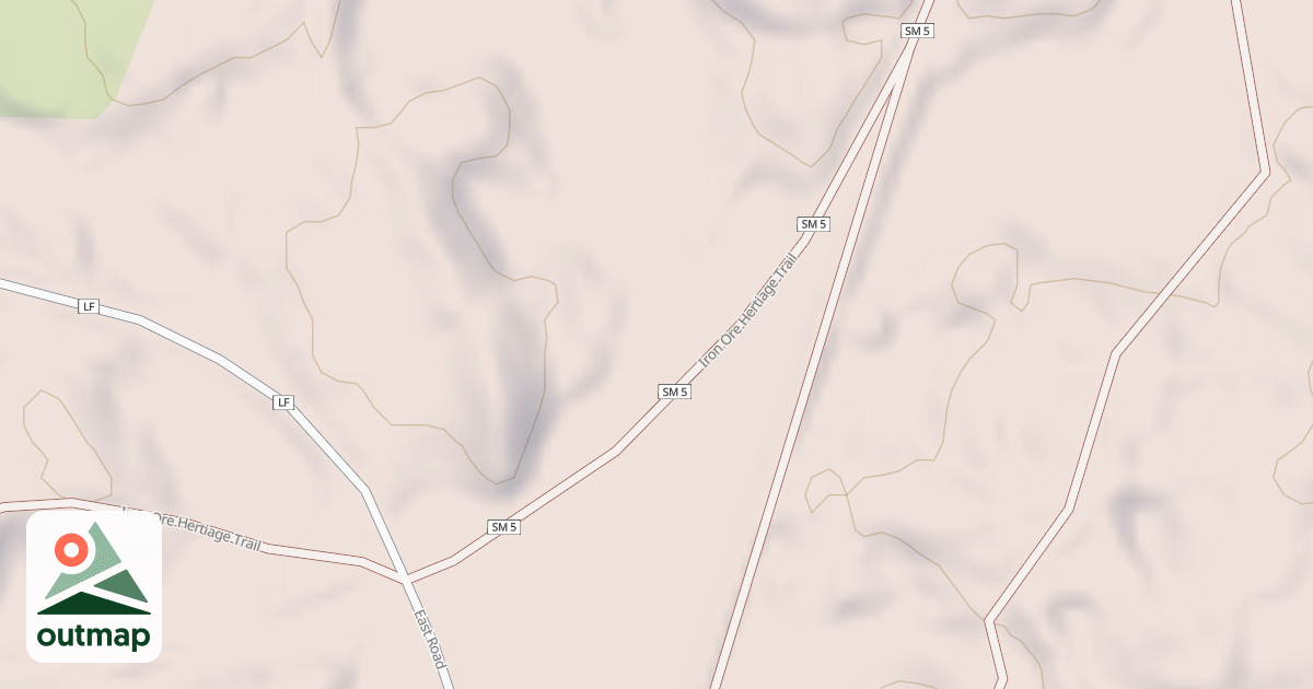 Map of Iron Ore Heritage Trail
