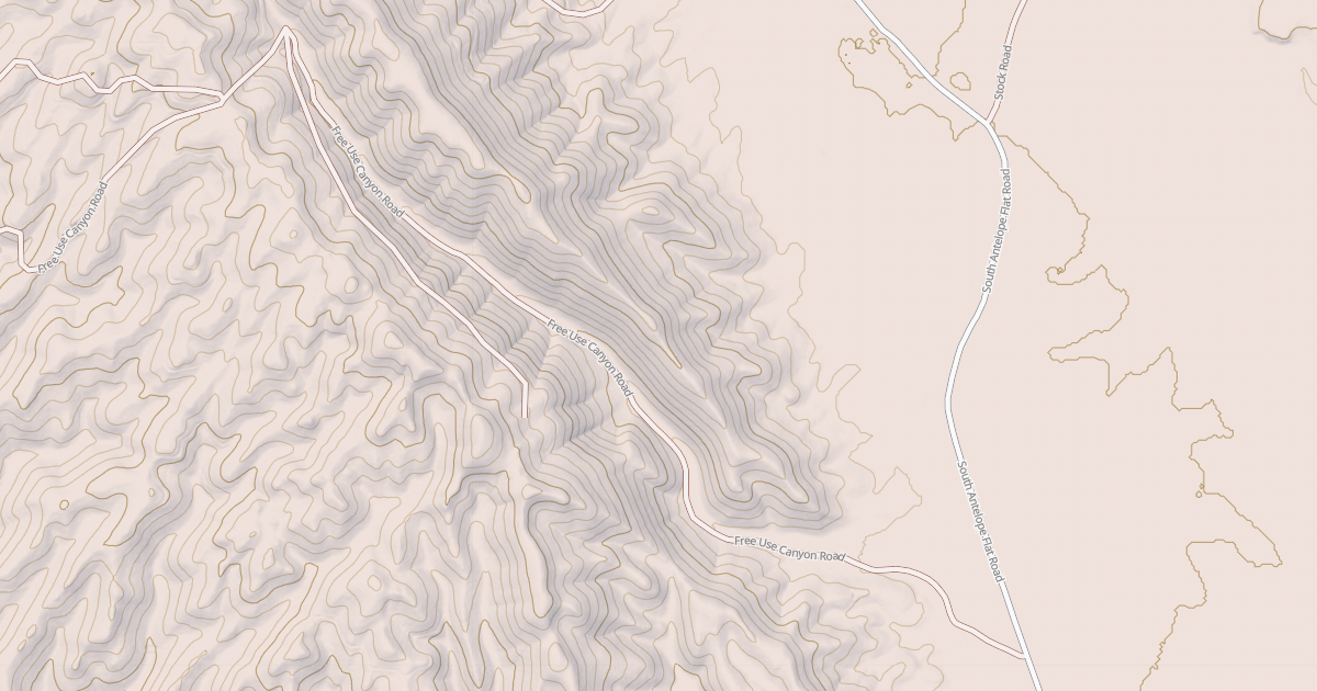Map preview of FREE USE CANYON