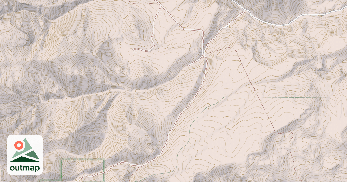 Map of SOUTH FORK PEBBLE CREEK