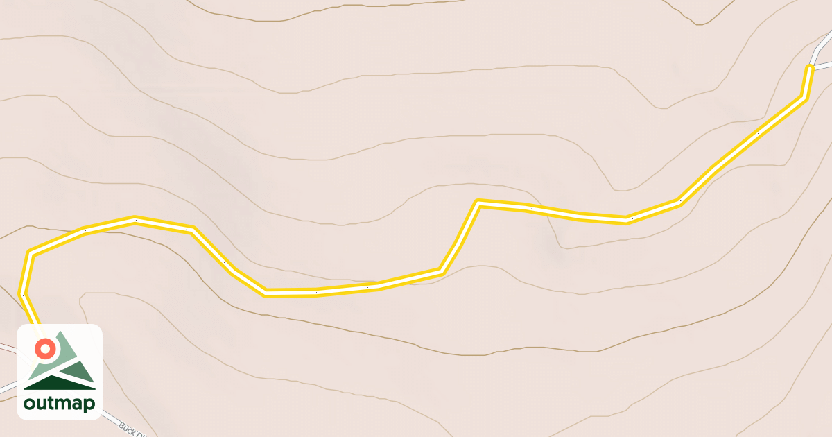 Map of Old Hyatt Prairie Road