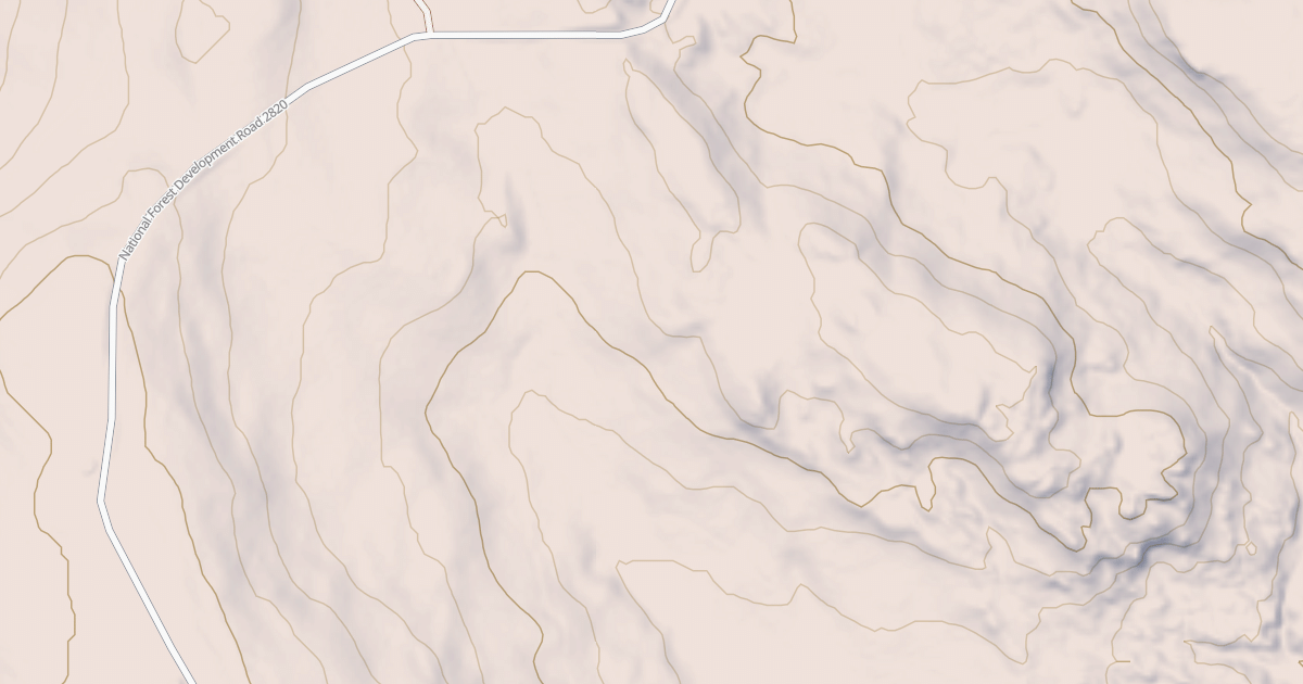 Map preview of USFS National Forest System Roads {39B851D4-F51E-40AF-828B-329F0421524D}