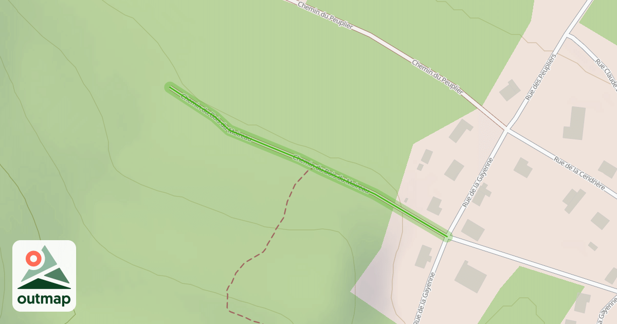 Map of Chemin du Bois du Moireau