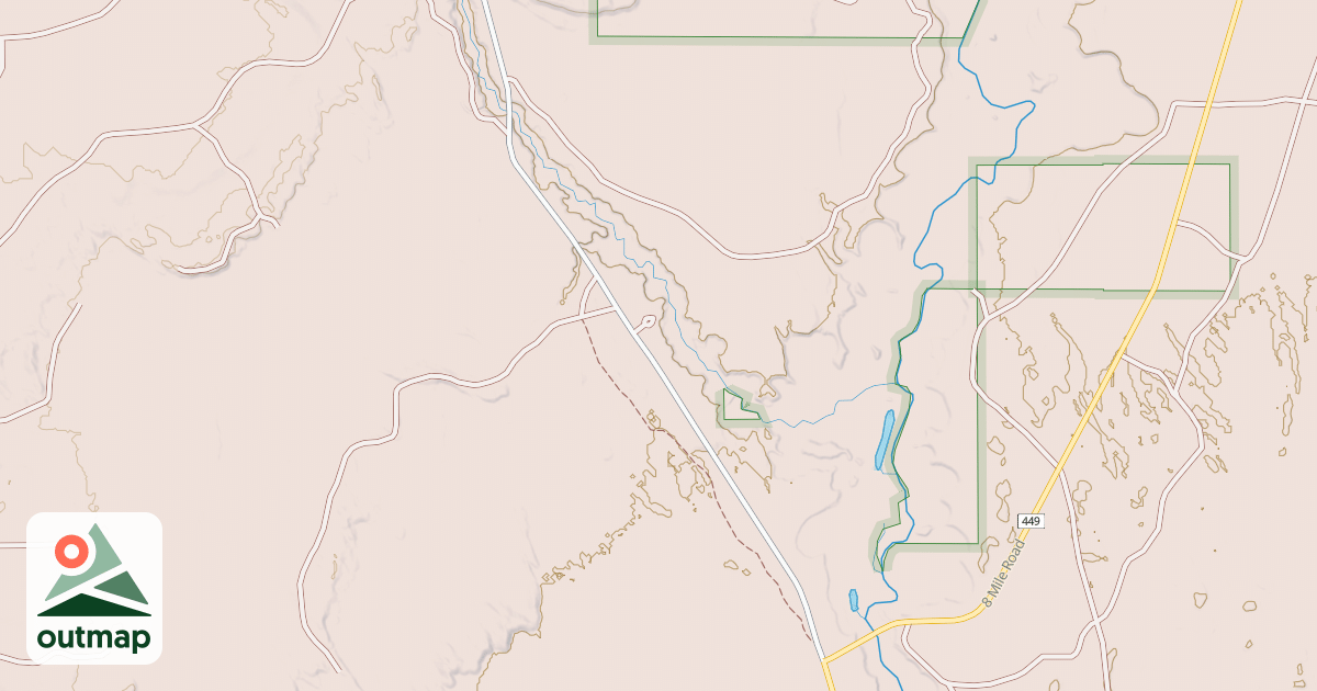 Map of BASS LAKE