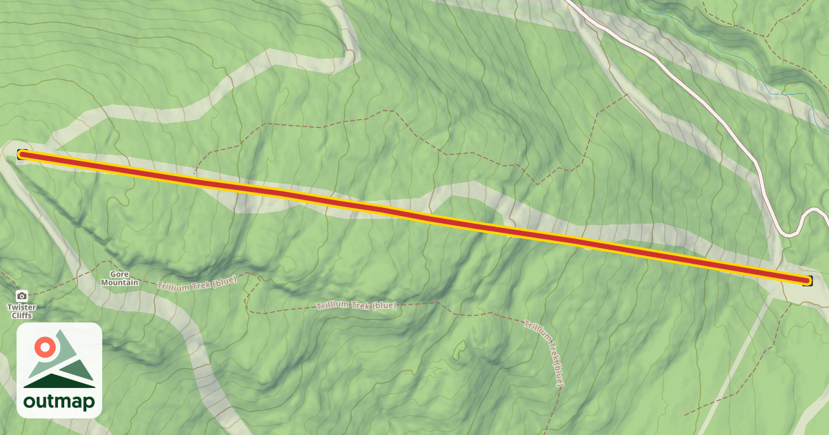 Map of Burnt Ridge Quad