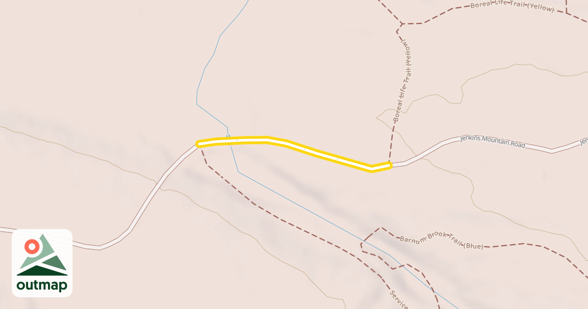 Map of Jenkins Mountain Road