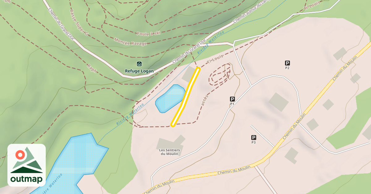 Map of accès