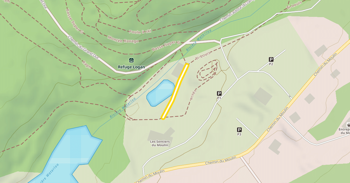 Map preview of accès