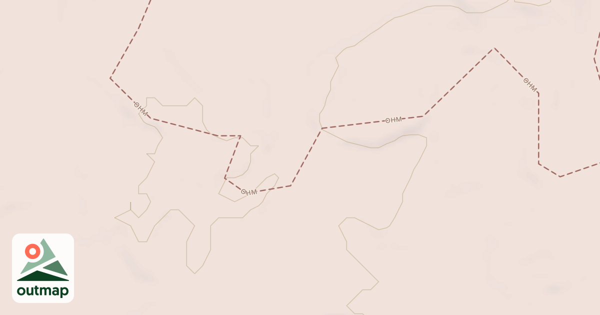 Map of Straight Arrows Trail