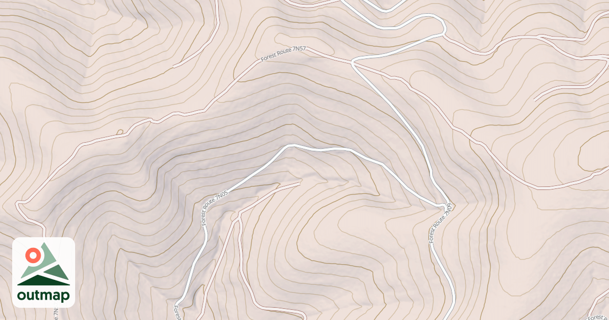 Map of USFS Motor Vehicle Use Map Roads {02AF0A1A-2F07-4DA8-8DEA-DB8F2B39FC5F}