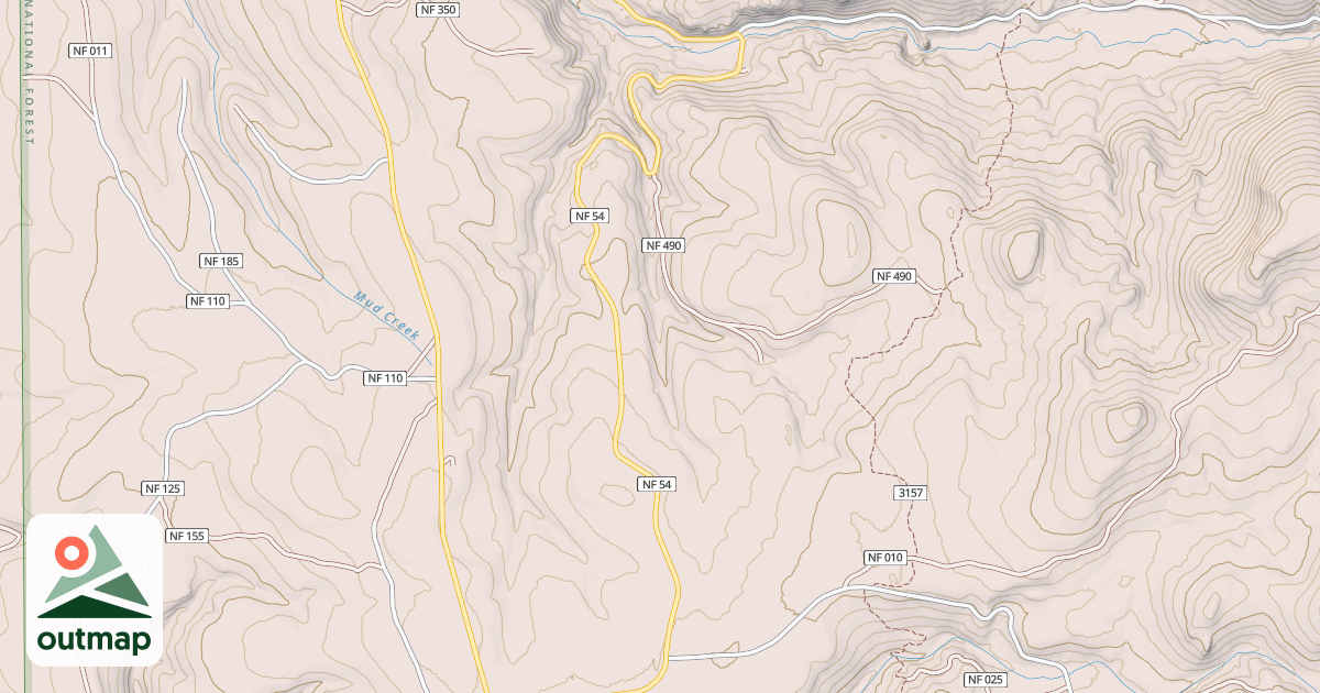 Map of PEARSON CREEK