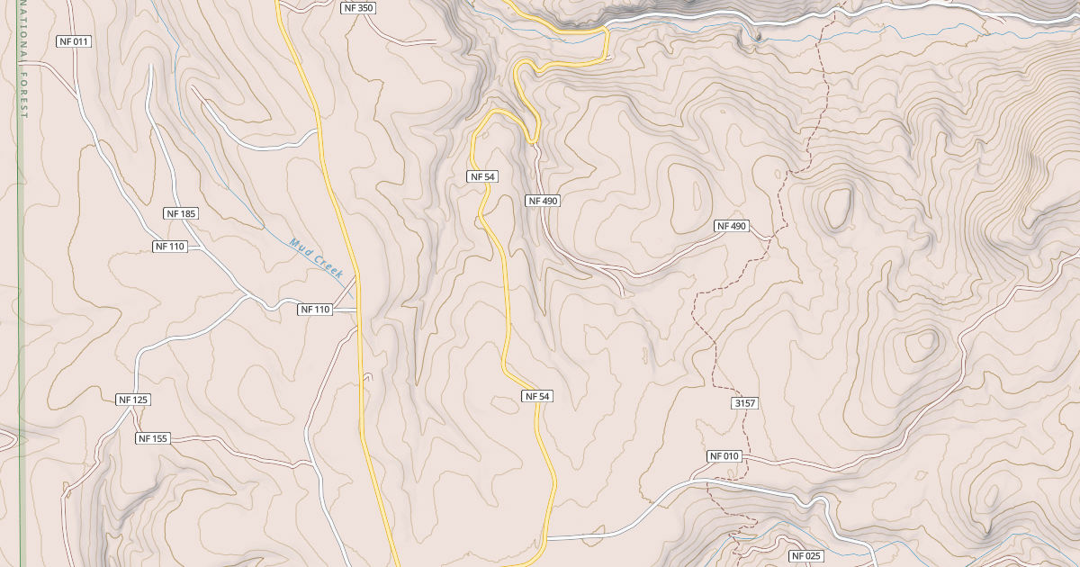 Map preview of PEARSON CREEK