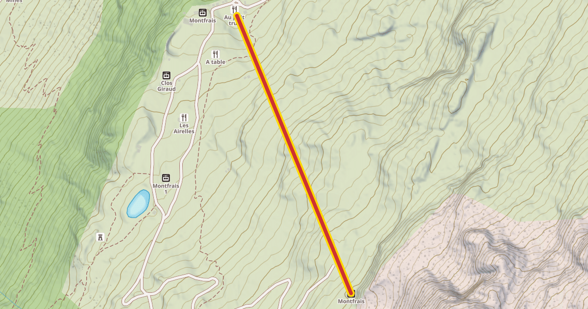 Map preview of Montfrais