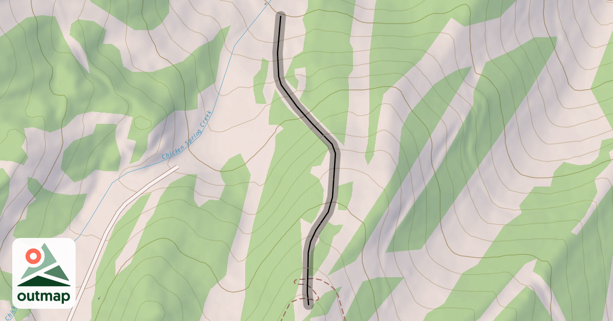 Map of 3 skis