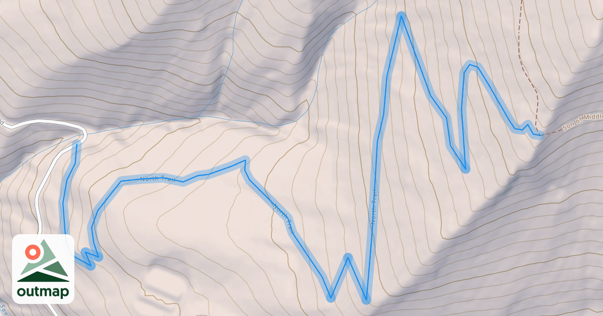 Map of North Trail
