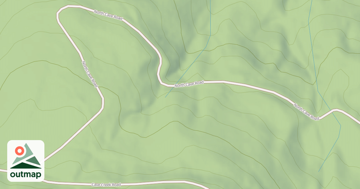 Map of NORTH CAVE
