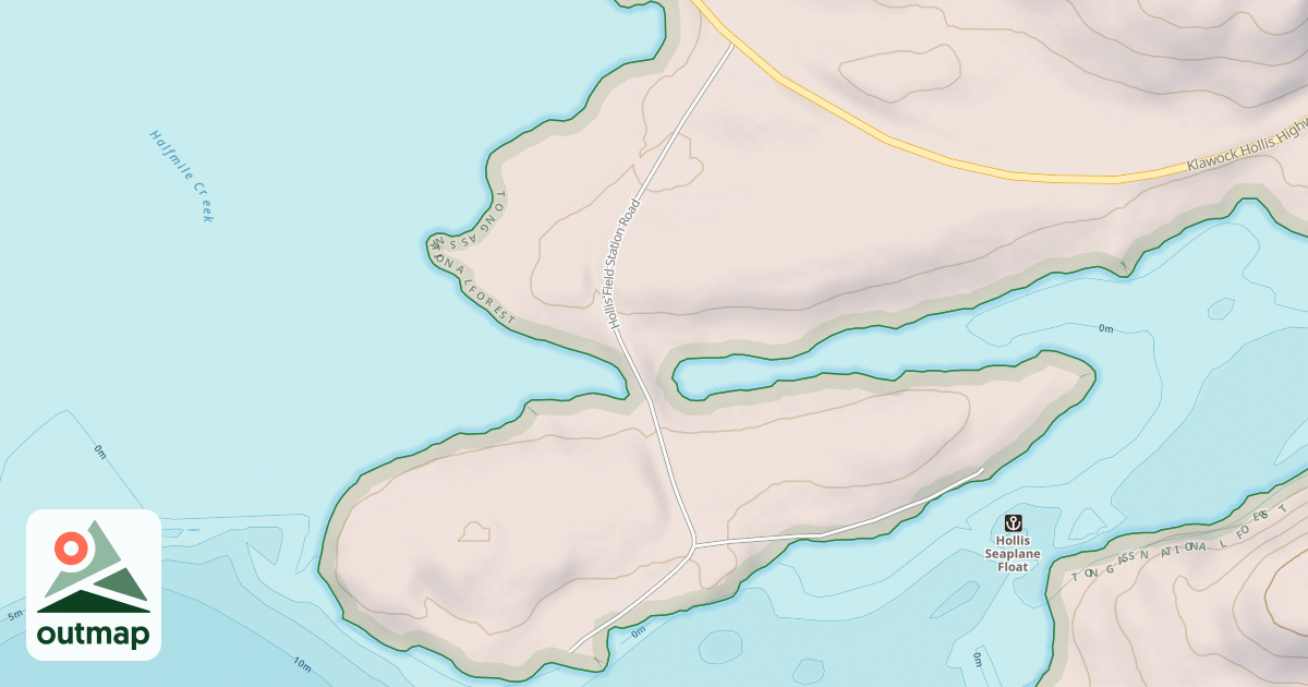 Map of HOLLIS FIELD STATION TTF