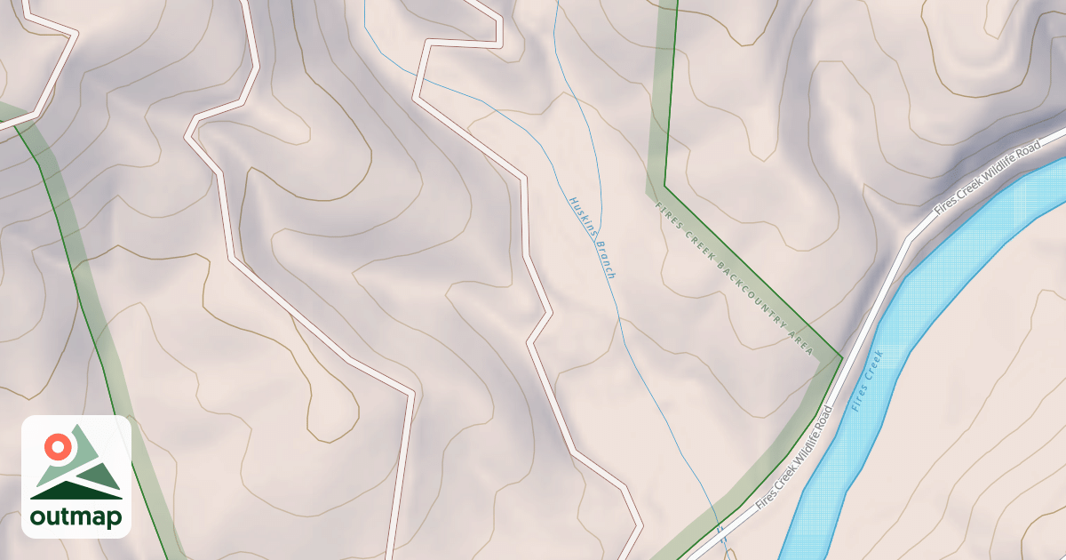 Map of HUNTERS WAY