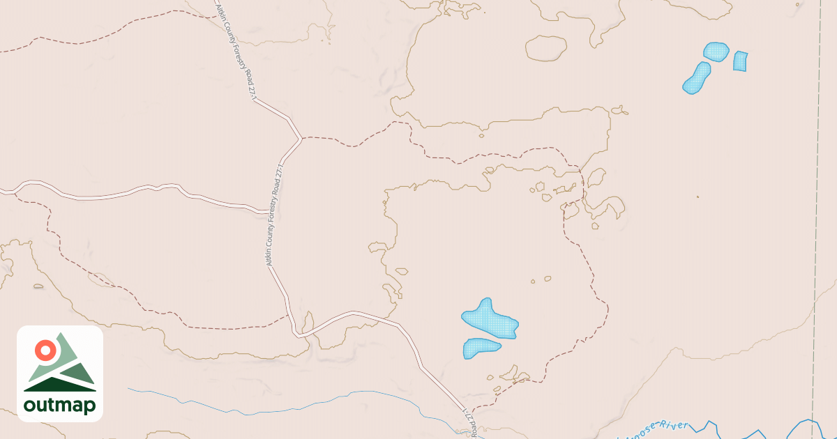 Map of Lawler Trail