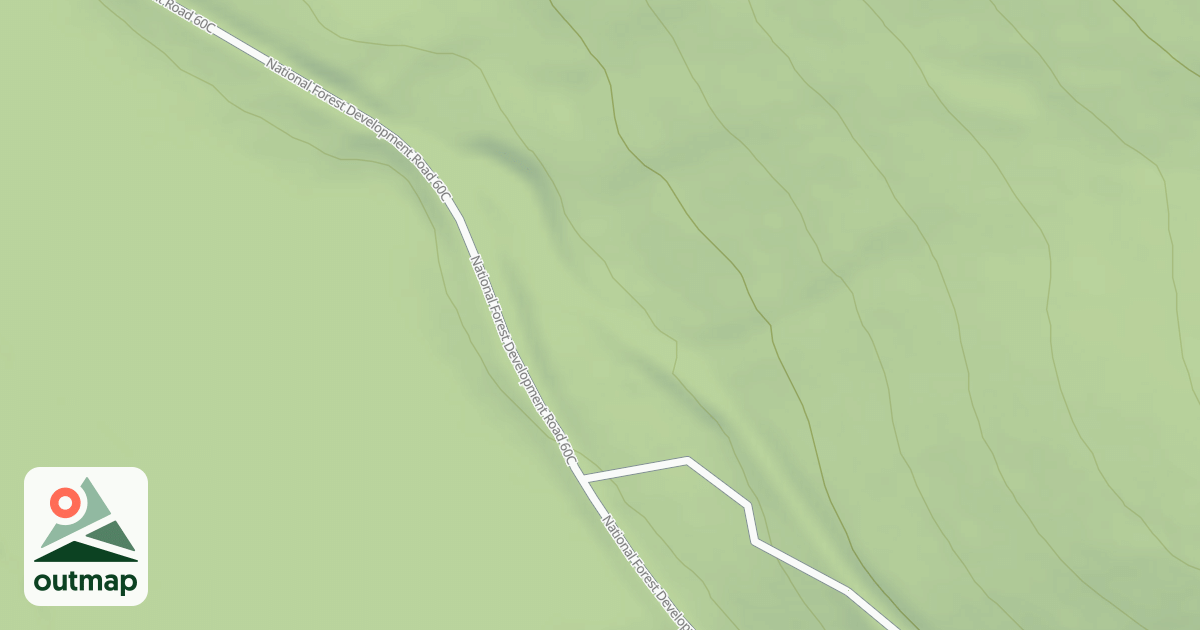 Map of CORDUROY CREEK