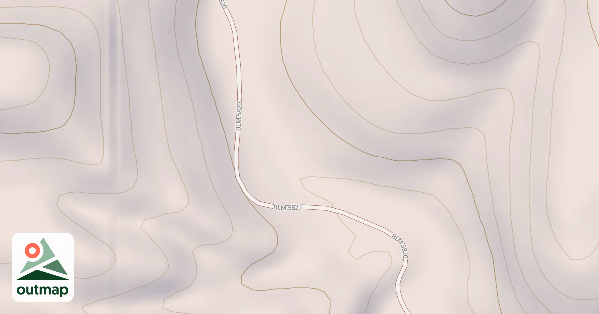 Map of BLM National GTLF Public Motorized Roads 0df3e7a1-ad57-45cc-9a63-0a9c46f3c499