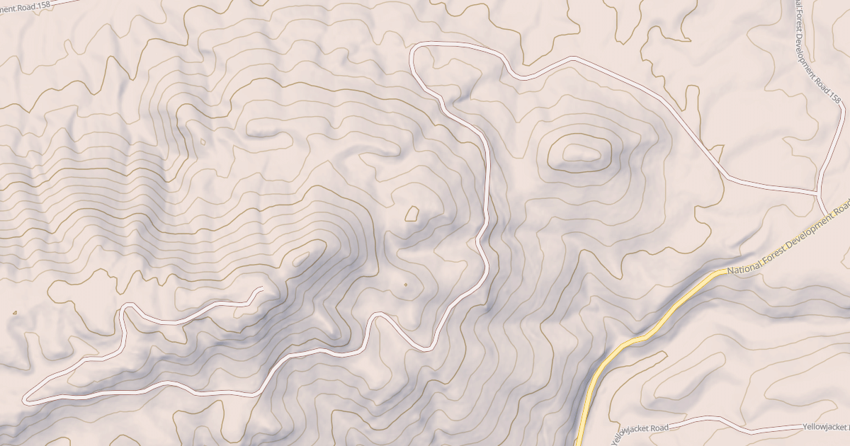 Map preview of WARM RIVER LOOKOUT