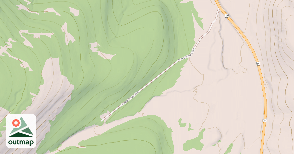 Map of ABER CREEK