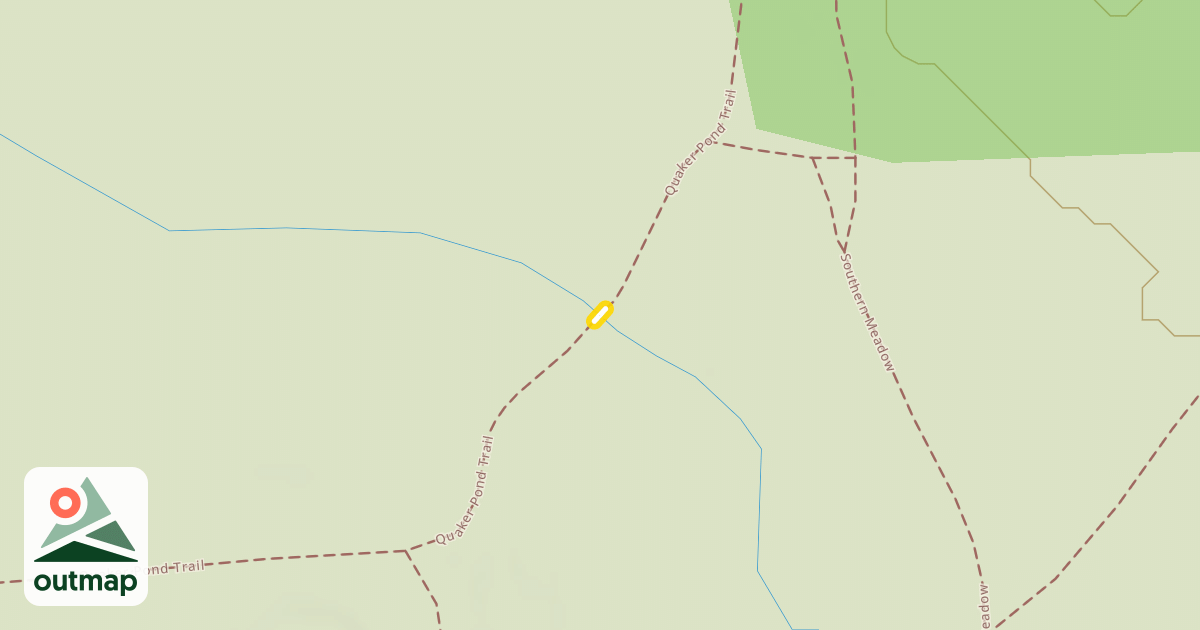 Map of Quaker Pond Trail