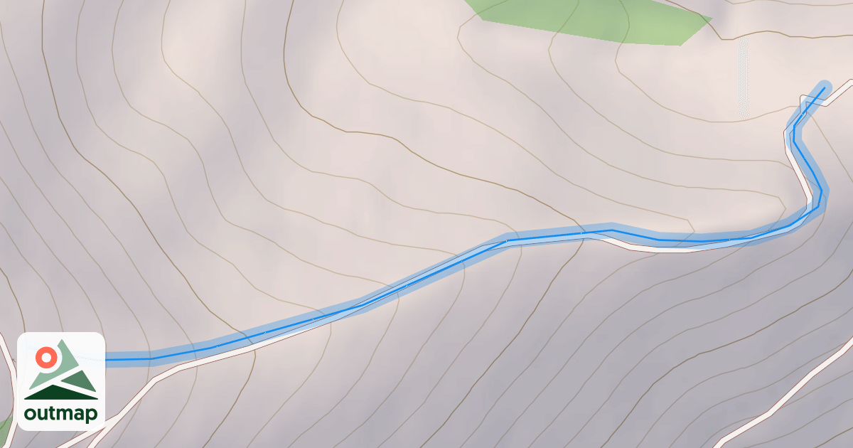 Map of Upper Ferk's Run