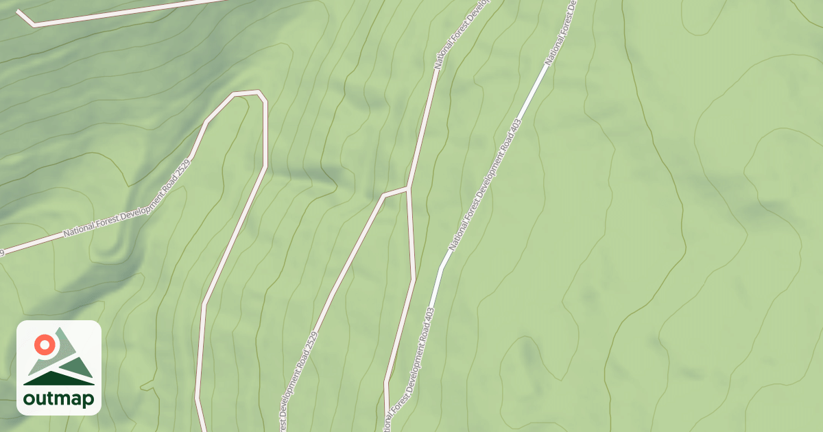 Map of COPPER RIDGE A